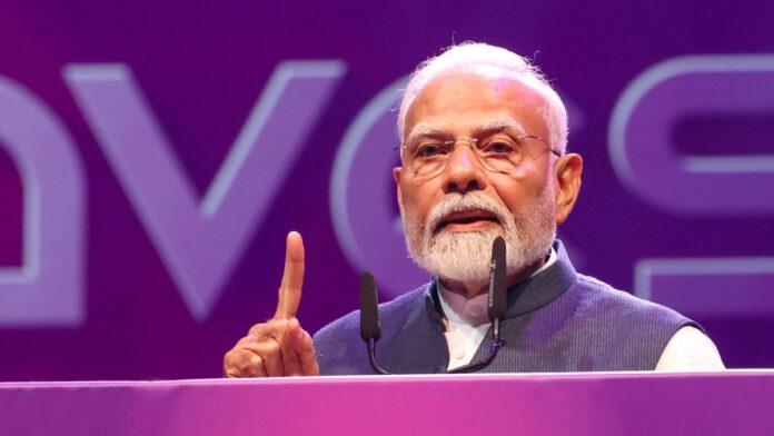 Prime Minister Narendra Modi addresses the World Audio Visual En